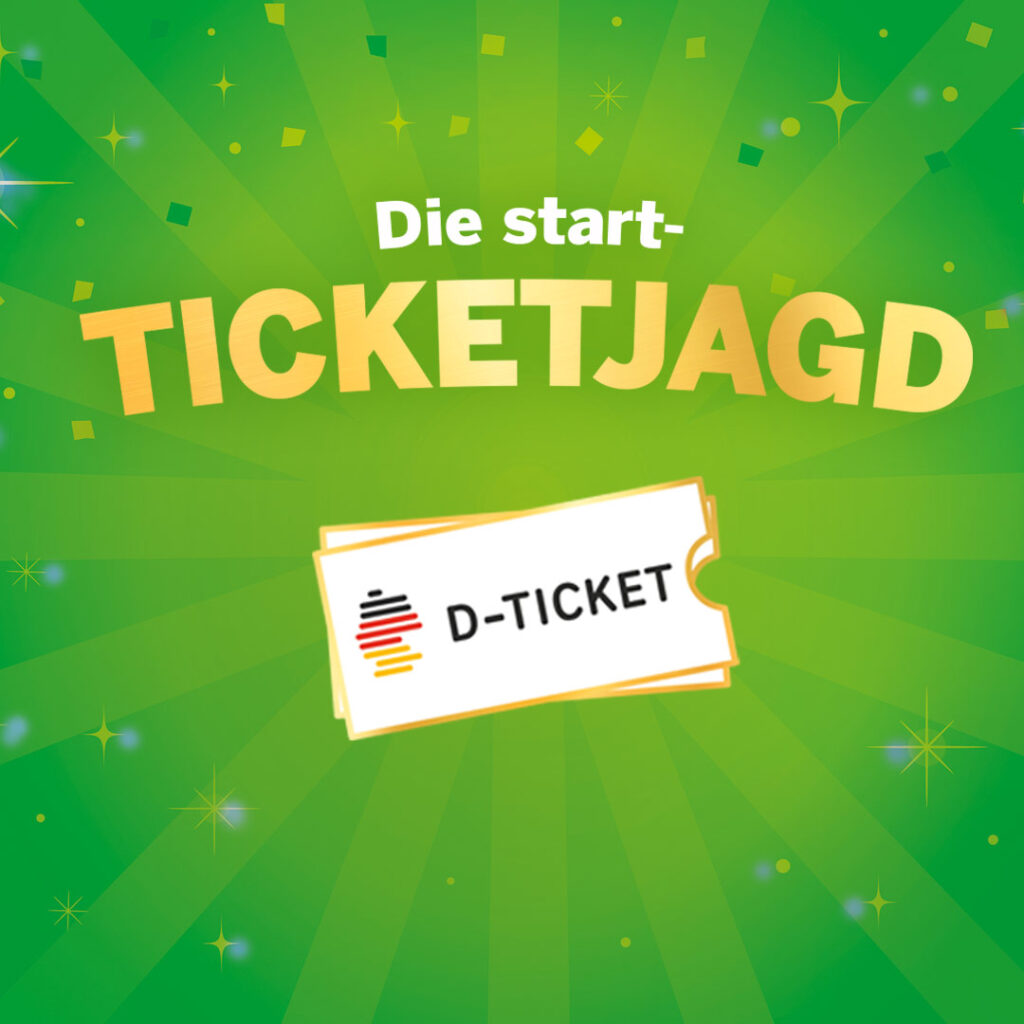 Die start-Ticketjagd